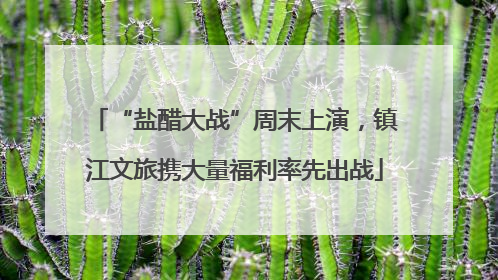 “盐醋大战”周末上演，镇江文旅携大量福利率先出战