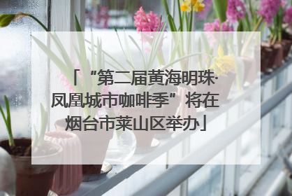 “第二届黄海明珠·凤凰城市咖啡季”将在烟台市莱山区举办