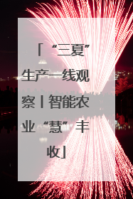 “三夏”生产一线观察丨智能农业“慧”丰收