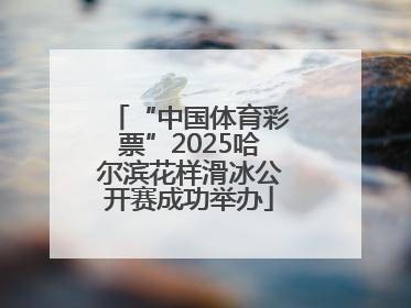 “中国体育彩票”2025哈尔滨花样滑冰公开赛成功举办