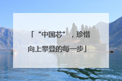 “中国芯”，珍惜向上攀登的每一步