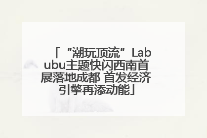 “潮玩顶流”Labubu主题快闪西南首展落地成都 首发经济引擎再添动能