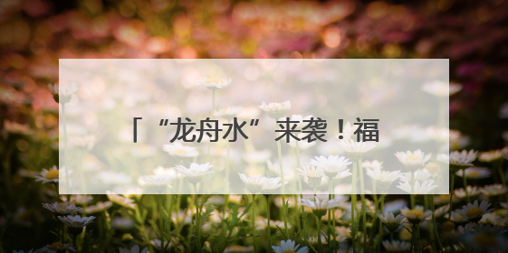“龙舟水”来袭！福建等多地强降雨上线
