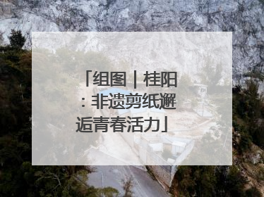 组图｜桂阳：非遗剪纸邂逅青春活力