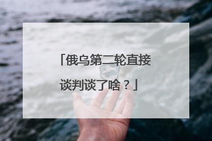 俄乌第二轮直接谈判谈了啥？