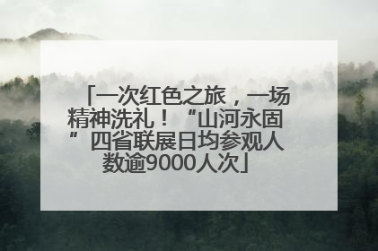 一次红色之旅，一场精神洗礼！“山河永固”四省联展日均参观人数逾9000人次