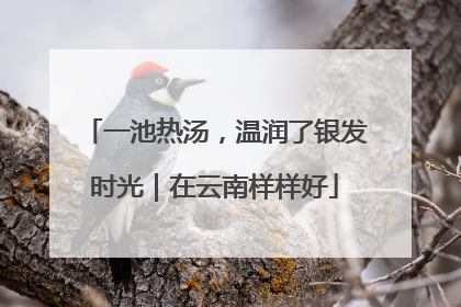 一池热汤，温润了银发时光｜在云南样样好
