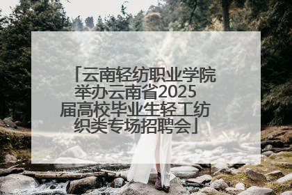 云南轻纺职业学院举办云南省2025届高校毕业生轻工纺织类专场招聘会