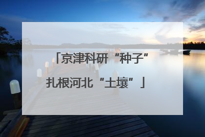 京津科研“种子”扎根河北“土壤”