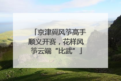 京津冀风筝高手顺义开赛，花样风筝云端“比武”
