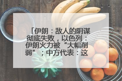 伊朗：敌人的阴谋彻底失败，以色列：伊朗火力被“大幅削弱”；中方代表：这次不能再有欺骗