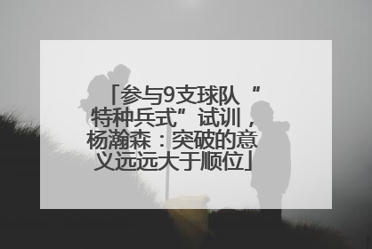 参与9支球队“特种兵式”试训，杨瀚森：突破的意义远远大于顺位