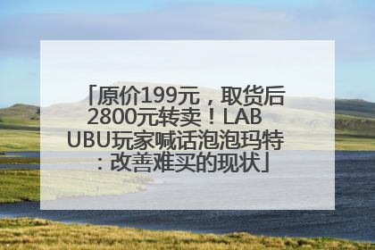 原价199元，取货后2800元转卖！LABUBU玩家喊话泡泡玛特：改善难买的现状