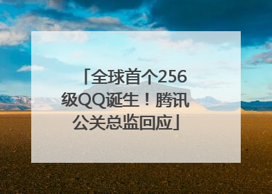 全球首个256级QQ诞生！腾讯公关总监回应