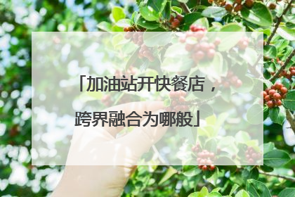 加油站开快餐店，跨界融合为哪般