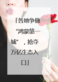 各地争做“鸿蒙第一城”，抢夺万亿生态入口