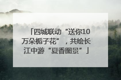 四城联动“送你10万朵栀子花”，共绘长江中游“夏香图景”