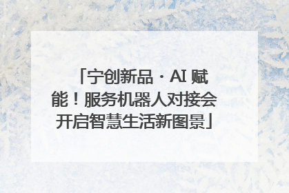 宁创新品・AI 赋能！服务机器人对接会开启智慧生活新图景