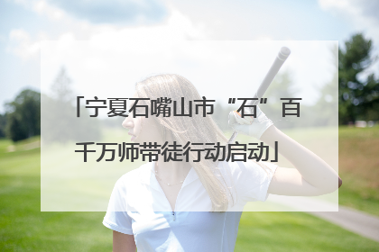 宁夏石嘴山市“石”百千万师带徒行动启动