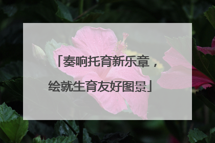 奏响托育新乐章，绘就生育友好图景