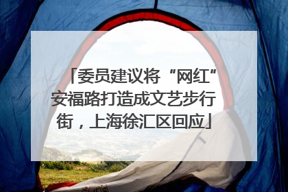 委员建议将“网红”安福路打造成文艺步行街，上海徐汇区回应