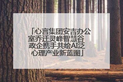 心言集团安吉办公室乔迁灵峰智慧谷 政企携手共绘AI泛心理产业新蓝图