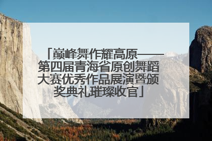 巅峰舞作耀高原——第四届青海省原创舞蹈大赛优秀作品展演暨颁奖典礼璀璨收官