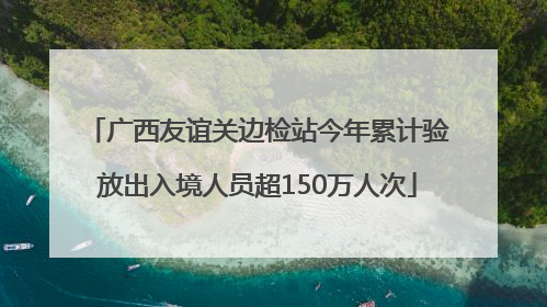广西友谊关边检站今年累计验放出入境人员超150万人次
