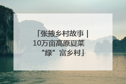 张掖乡村故事｜10万亩高原夏菜“绿”富乡村