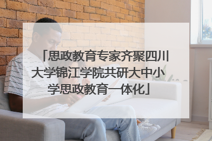 思政教育专家齐聚四川大学锦江学院共研大中小学思政教育一体化