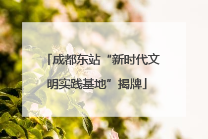 成都东站“新时代文明实践基地”揭牌