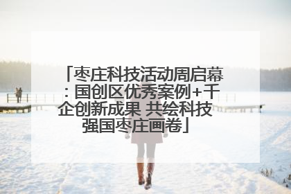 枣庄科技活动周启幕：国创区优秀案例+千企创新成果 共绘科技强国枣庄画卷