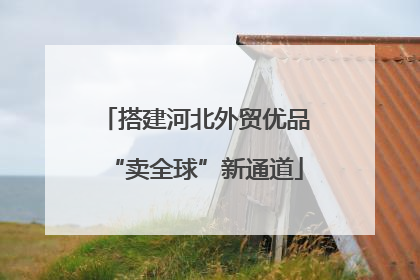 搭建河北外贸优品“卖全球”新通道