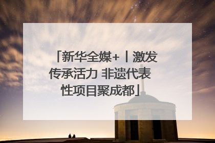 新华全媒+丨激发传承活力 非遗代表性项目聚成都