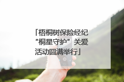 梧桐树保险经纪“桐星守护”关爱活动圆满举行