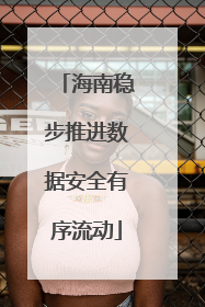 海南稳步推进数据安全有序流动
