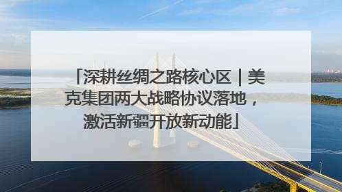 深耕丝绸之路核心区｜美克集团两大战略协议落地，激活新疆开放新动能