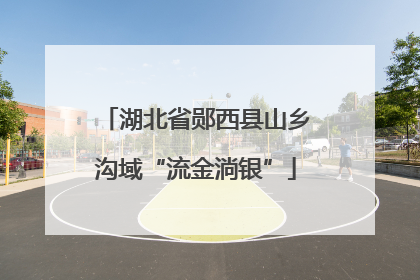 湖北省郧西县山乡沟域“流金淌银”