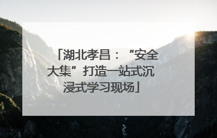 湖北孝昌：“安全大集”打造一站式沉浸式学习现场