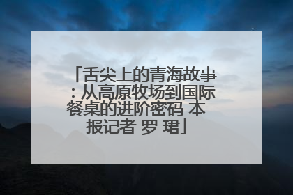 舌尖上的青海故事：从高原牧场到国际餐桌的进阶密码 本报记者 罗 珺