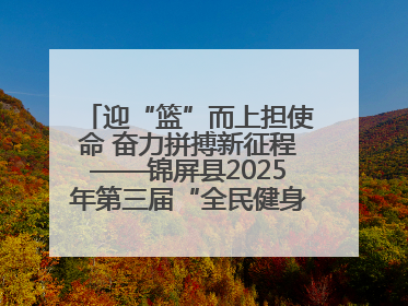 迎“篮”而上担使命 奋力拼搏新征程——锦屏县2025年第三届“全民健身·悦动锦屏”篮球赛圆满闭幕