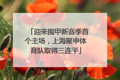 迎来围甲新赛季首个主场，上海聚申体育队取得三连平