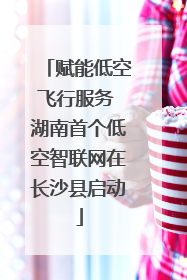 赋能低空飞行服务 湖南首个低空智联网在长沙县启动
