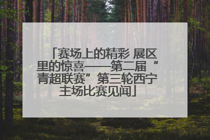 赛场上的精彩 展区里的惊喜——第二届“青超联赛”第三轮西宁主场比赛见闻
