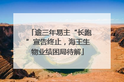 逾三年易主“长跑”宣告终止，海王生物业绩困局待解