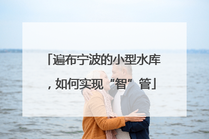 遍布宁波的小型水库，如何实现“智”管