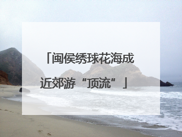 闽侯绣球花海成近郊游“顶流”