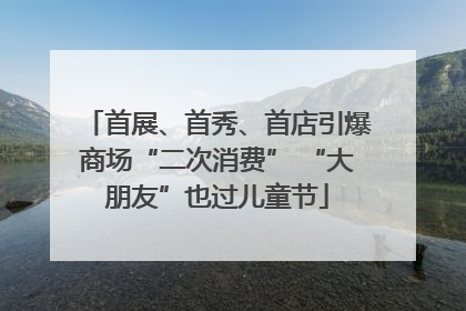 首展、首秀、首店引爆商场“二次消费” “大朋友”也过儿童节