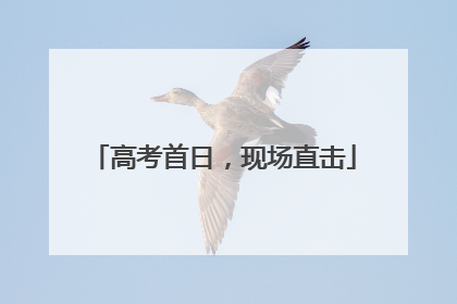 高考首日，现场直击