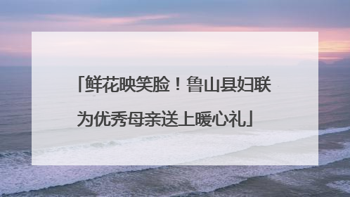 鲜花映笑脸！鲁山县妇联为优秀母亲送上暖心礼